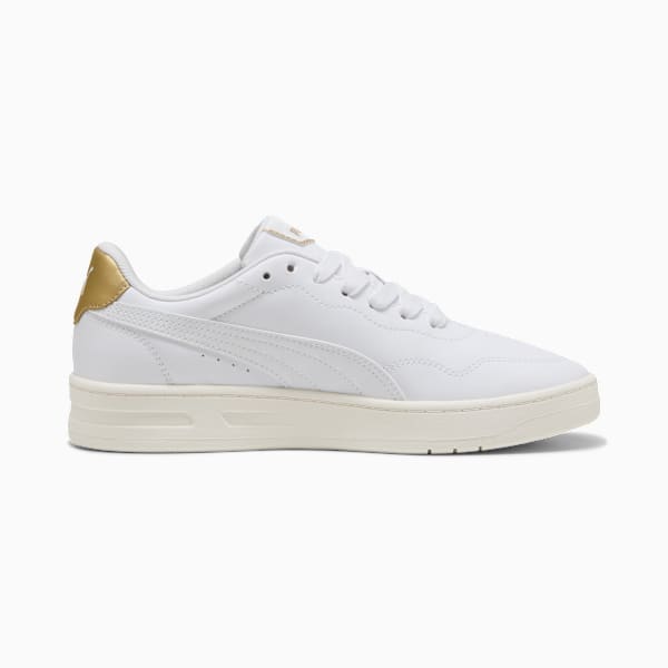 Court Lally Day Night Sneakers Women, PUMA White-PUMA White-PUMA Gold, large-ZAF