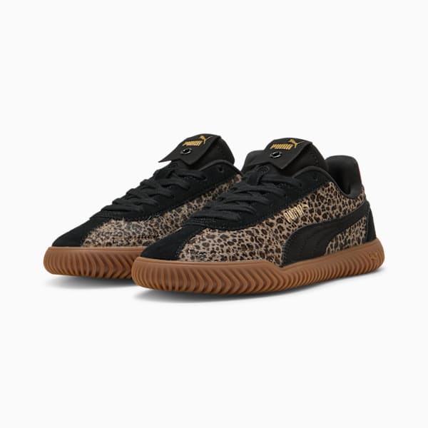 Tenis Puma Club Kayzer Animal Flair para mujer, PUMA Black-Dusky Gray, large-MEX