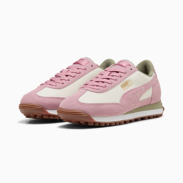 Bowtique Easy Rider Sneakers Youth, Frosted Ivory-Poised Pink, large-ZAF