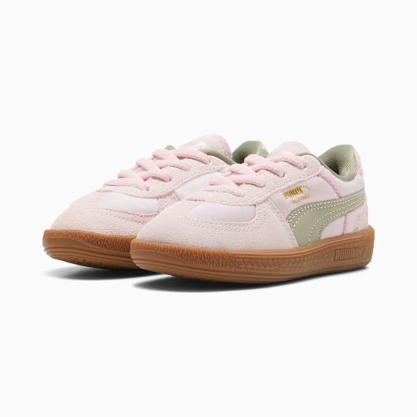 Bowtique Palermo Sneakers Toddler, Jasmine Flower-Lux Army, large-ZAF