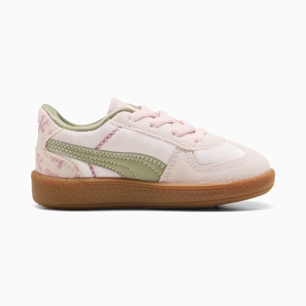 Bowtique Palermo Sneakers Toddler, Jasmine Flower-Lux Army, large-ZAF