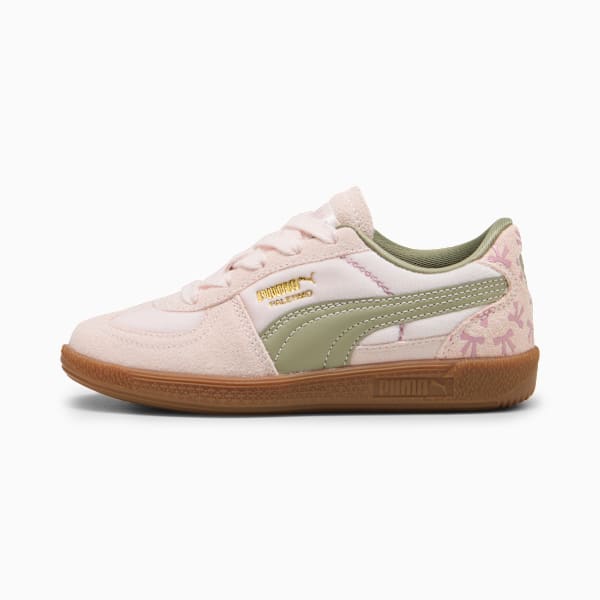 Bowtique Palermo Sneakers Kids, Jasmine Flower-Lux Army, large-ZAF