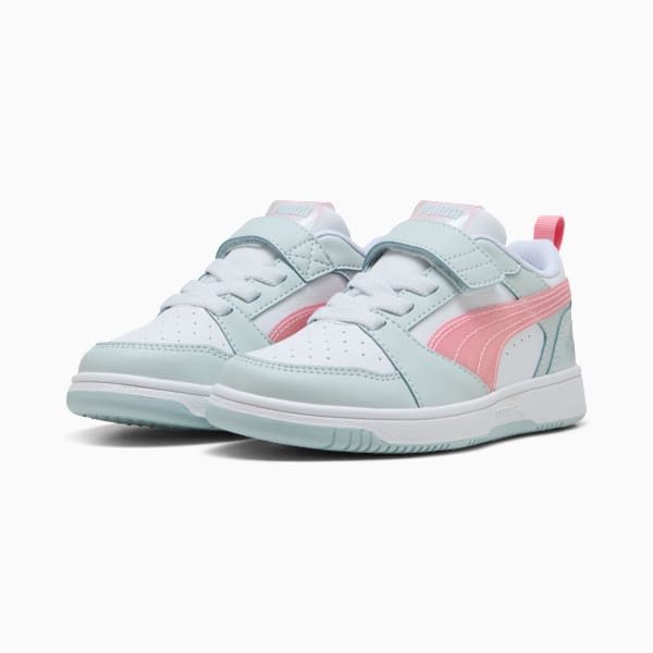 Zapatillas Rebound V6 Lo Space Belle para niñas, Sea Glass-Pinkscape-PUMA White, large-ARG