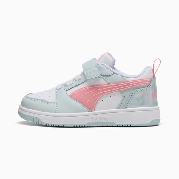 Zapatillas Rebound V6 Lo Space Belle para niñas, Sea Glass-Pinkscape-PUMA White, large-ARG