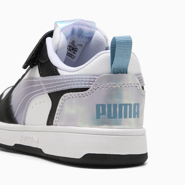 Zapatillas Rebound V6 Lo Space Belle para niñas, Lilac Crush-Cool Blue-PUMA White, large-ARG