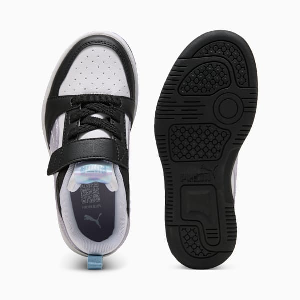 Zapatillas Rebound V6 Lo Space Belle para niñas, Lilac Crush-Cool Blue-PUMA White, large-ARG