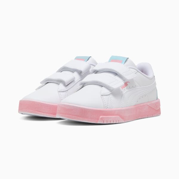 Tenis Jada Classic Space Belle para niñas, PUMA White-Sea Glass-Pinkscape, large-MEX
