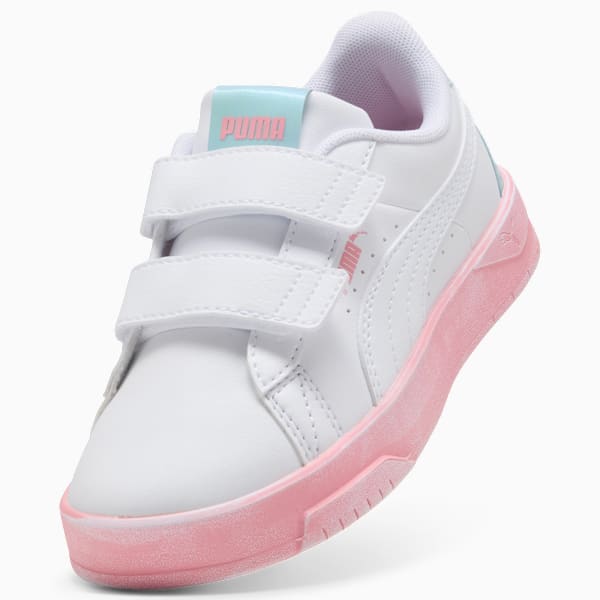 Tenis Jada Classic Space Belle para niñas, PUMA White-Sea Glass-Pinkscape, large-MEX
