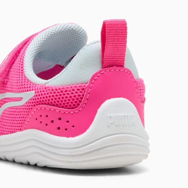 Kitten Mesh V Sneakers Toddlers, Fluro Pink Pes-Sea Glass, large-ZAF