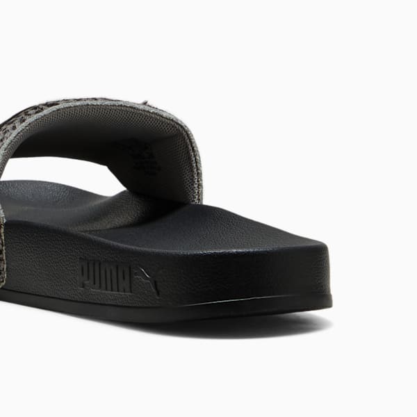 Leadcat 2.0 Animal Flair Slides Women, PUMA Black-PUMA Gold, large-MEX