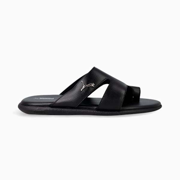 Sporty Magnet TW Slides Men, PUMA Black-PUMA Black-Puma Aged Silver, large-ZAF