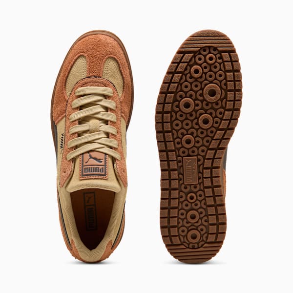 Palermo Alpino Suede Sneakers Unisex, Pebble Path-Chocolate, large-ZAF