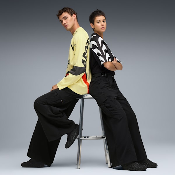 KID SUPER x AL-HILAL SFC Socks Men, PUMA Black, large-ZAF