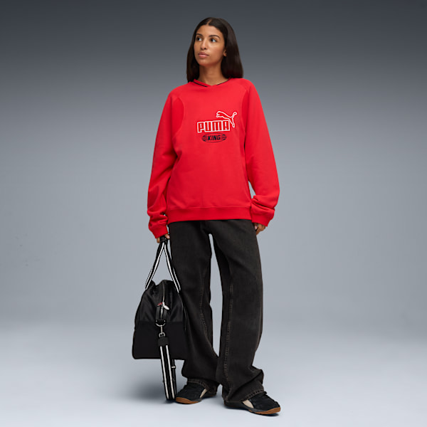 King Indoor The NeverWorn VI Sneakers Unisex, PUMA Black-PUMA White, large-MEX