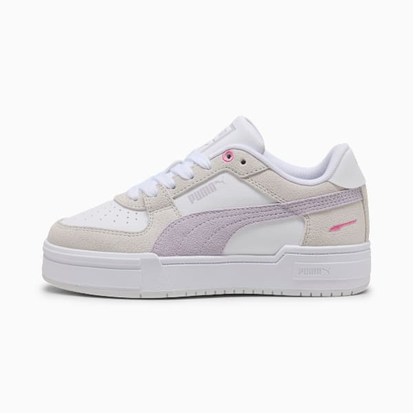 CA Pro Remix Sneakers Youth, PUMA White-Lilac Crush, large-ZAF