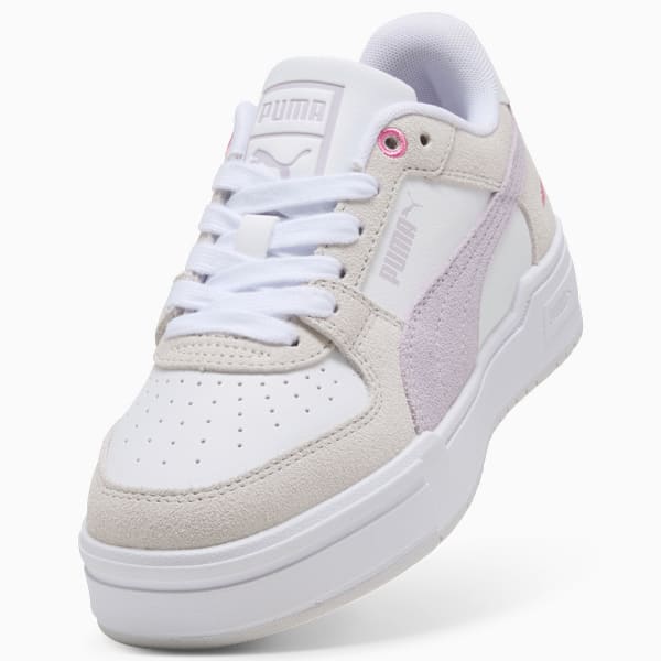 CA Pro Remix Sneakers Youth, PUMA White-Lilac Crush, large-ZAF