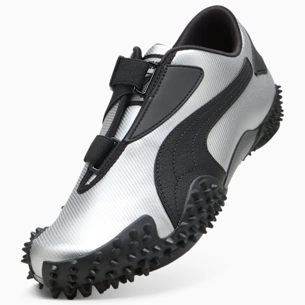 Mostro Metallic Sneakers Unisex, PUMA Silver-PUMA Black, large-MEX