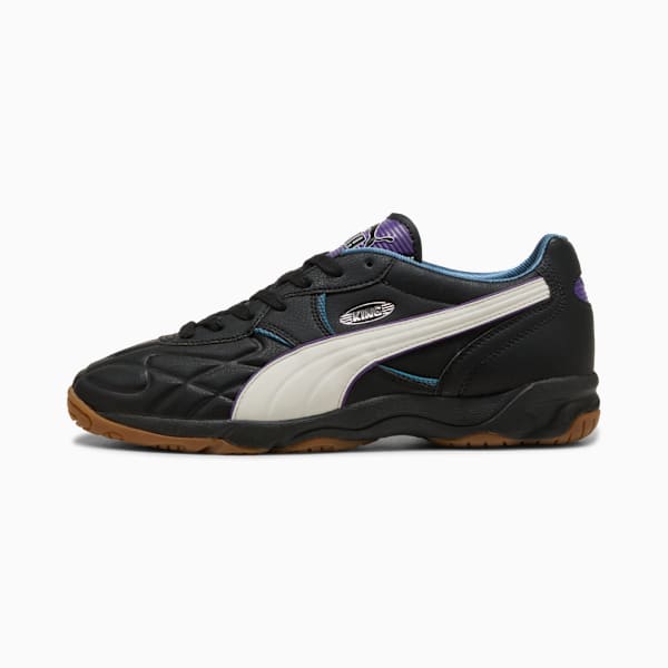 King Indoor Street Soccer 94 Sneakers Unisex, PUMA Black-Vapor Gray, large-MEX
