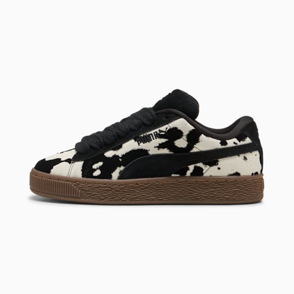 Suede XL Wild Instinct Sneakers Women, PUMA Black-Warm White, large-MEX