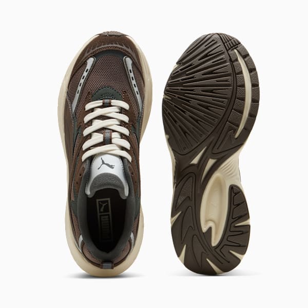 Morphic Retro Sneakers Unisex, Flat Bronze-Frosted Ivory, large-ZAF