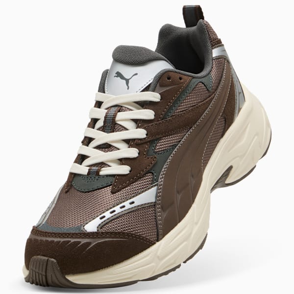 Morphic Retro Sneakers Unisex, Flat Bronze-Frosted Ivory, large-ZAF