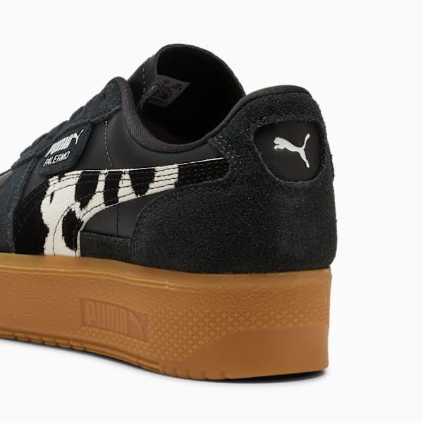 Tenis Palermo Elevata Wild Instinct para mujer, PUMA Black-Gum, large-MEX