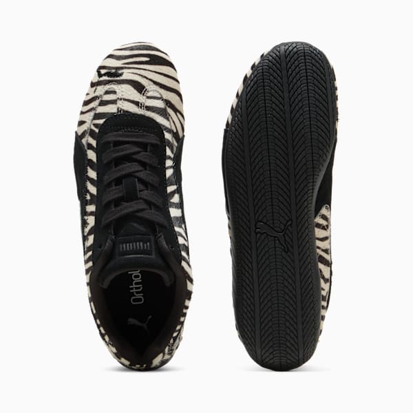Speedcat Zebra Sneakers Women, Warm White-PUMA Black, large-MEX