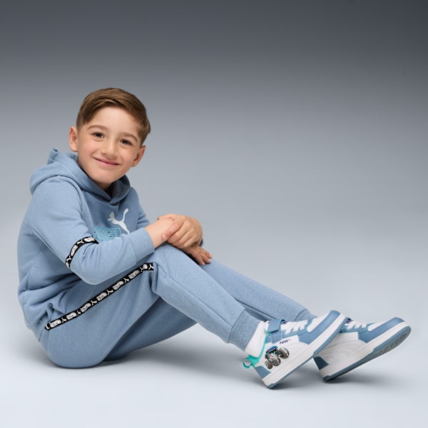 PUMA x HOT WHEELS™ MONSTER TRUCKS Extra Small 14L Backpack Kids, Cool Blue-PUMA White-Aquatic, large-MEX