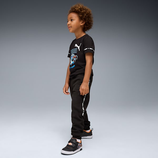 PUMA x HOT WHEELS™ MONSTER TRUCKS Multiflex 2 Sneakers Kids, PUMA Black-PUMA Black-Orange Glo, large-MEX