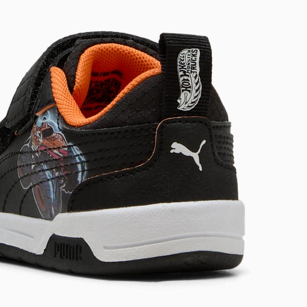 PUMA x HOT WHEELS™ MONSTER TRUCKS Multiflex 2 Sneakers Toddlers, PUMA Black-PUMA Black-Orange Glo, large-ZAF
