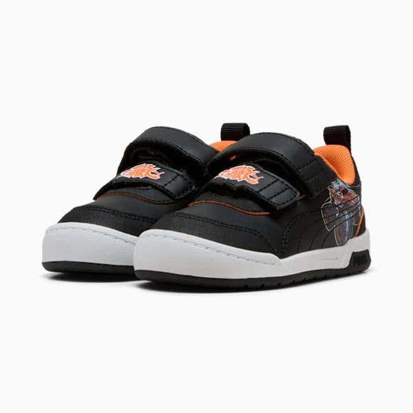 PUMA x HOT WHEELS™ MONSTER TRUCKS Multiflex 2 Sneakers Toddlers, PUMA Black-PUMA Black-Orange Glo, large-ZAF
