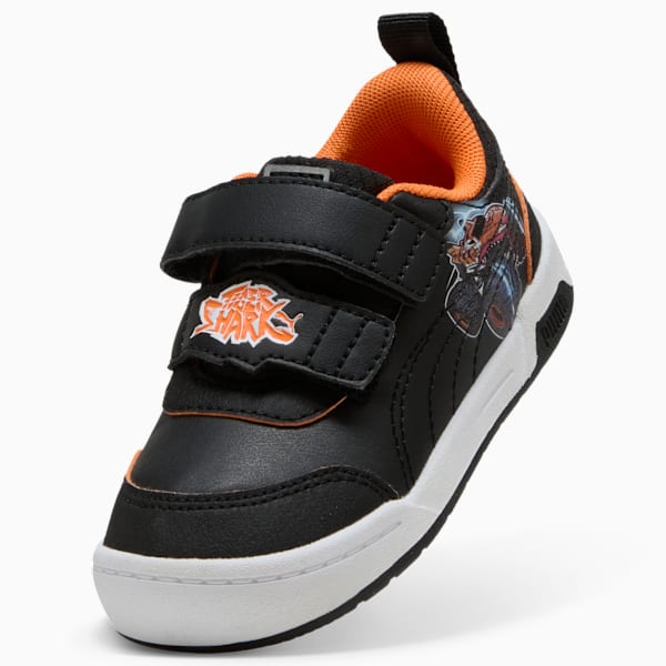 PUMA x HOT WHEELS™ MONSTER TRUCKS Multiflex 2 Sneakers Toddlers, PUMA Black-PUMA Black-Orange Glo, large-ZAF