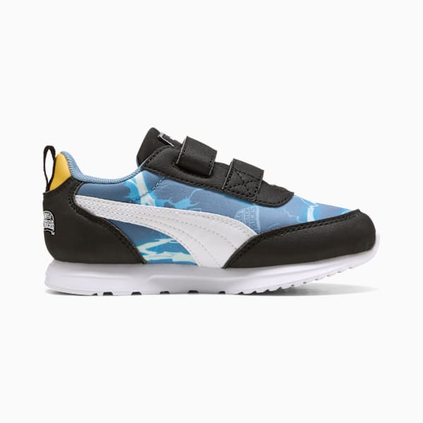 PUMA x HOT WHEELS™ R78 Lightwind Sneakers Kids, Cool Blue-PUMA White-Sunny Yellow, large-MEX
