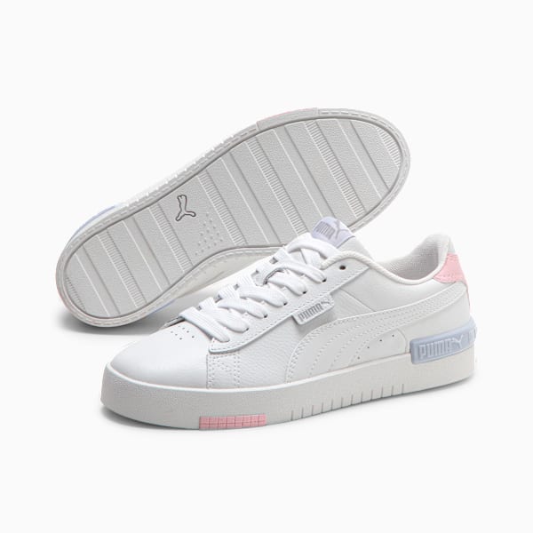 Zapatillas Jada BADP para mujer, PUMA White-PUMA White-Chalk Pink-PUMA Silver, large-ARG
