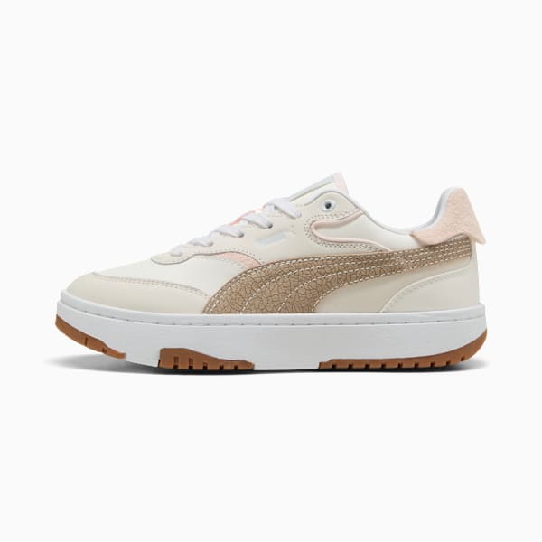 Cali Sylva Elevated Sneakers Women, Warm White-PUMA White, large-ZAF