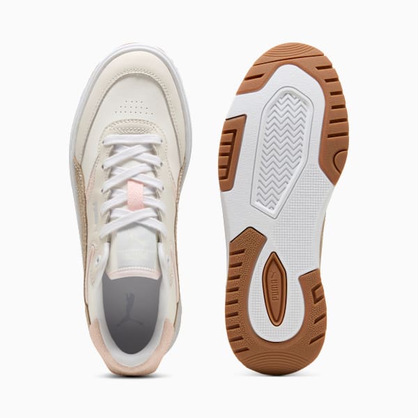 Cali Sylva Elevated Sneakers Women, Warm White-PUMA White, large-ZAF