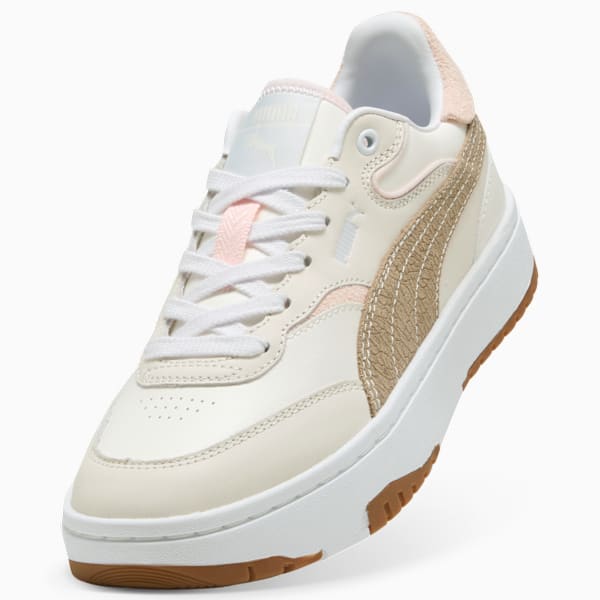 Cali Sylva Elevated Sneakers Women, Warm White-PUMA White, large-ZAF