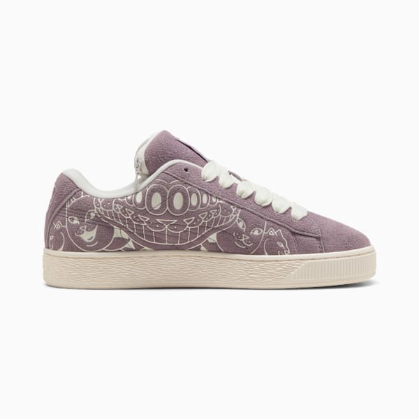 Tenis PUMA x RIPNDIP Suede XL, Plum Jam-Warm White, large-MEX