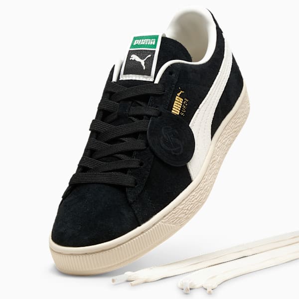 Suede Charles F. Stead I Sneakers Unisex, PUMA Black-PUMA White, large-ZAF