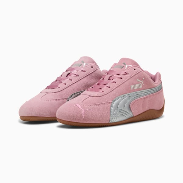 Speedcat Metallic Sneakers Youth, Poised Pink-PUMA Silver, large-MEX