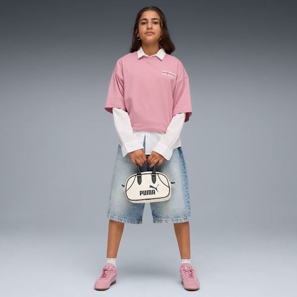 Speedcat Metallic Sneakers Youth, Poised Pink-PUMA Silver, large-MEX