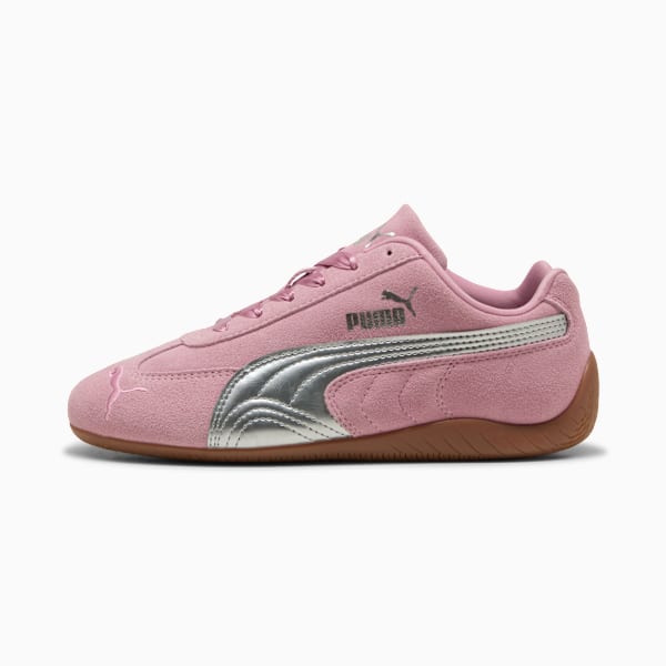 Speedcat Metallic Sneakers Youth, Poised Pink-PUMA Silver, large-MEX