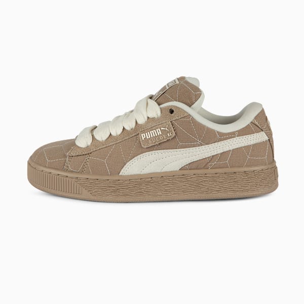 Suede XL Downtown Nube Sneakers Women, Ice Coffee-Frosted Ivory, large-MEX