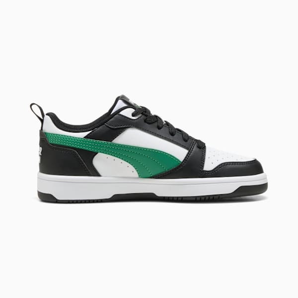 Tenis Rebound V6 Low Super PUMA para adolescentes, PUMA White-Archive Green-PUMA Black, large-MEX