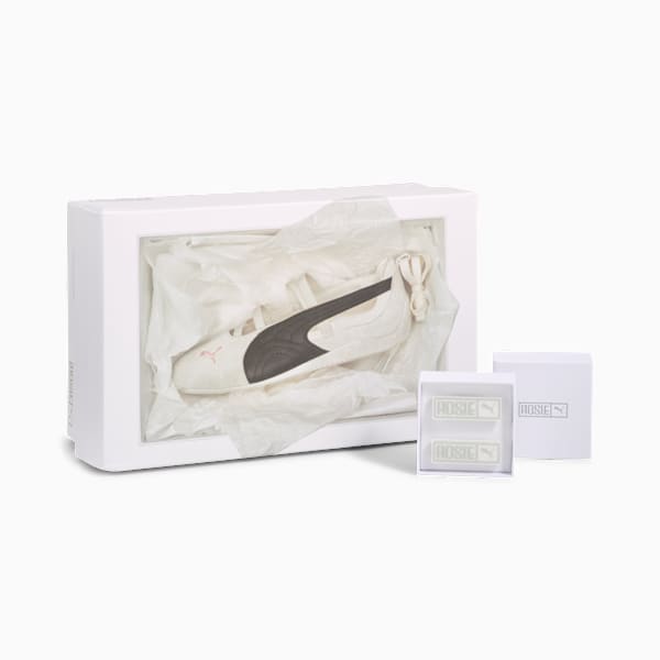 Chatitas PUMA x ROSÉ Speedcat para mujer, Warm White-PUMA Black-Frosty Pink, large-ARG