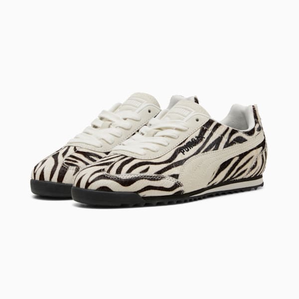 Arizona Zebra Sneakers Women, PUMA Black-Warm White, large-MEX