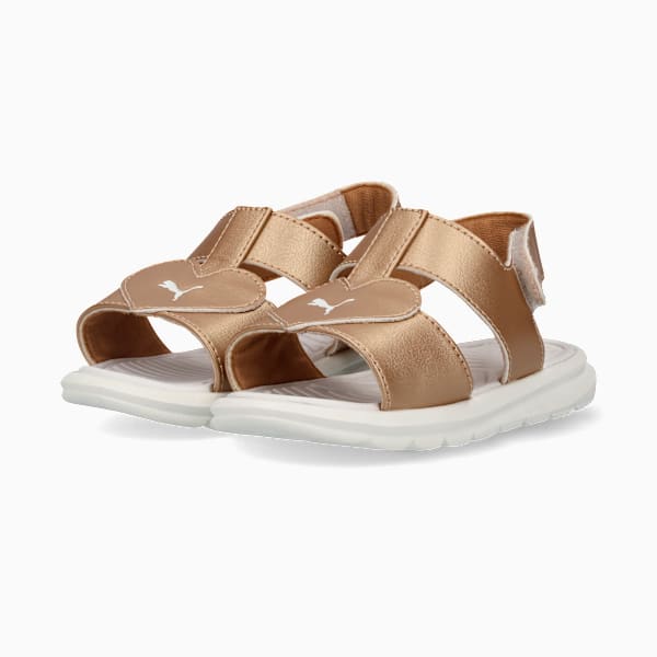 Dazzle 2.0 Sneakers Toddlers, PUMA Gold-PUMA White, large-ZAF