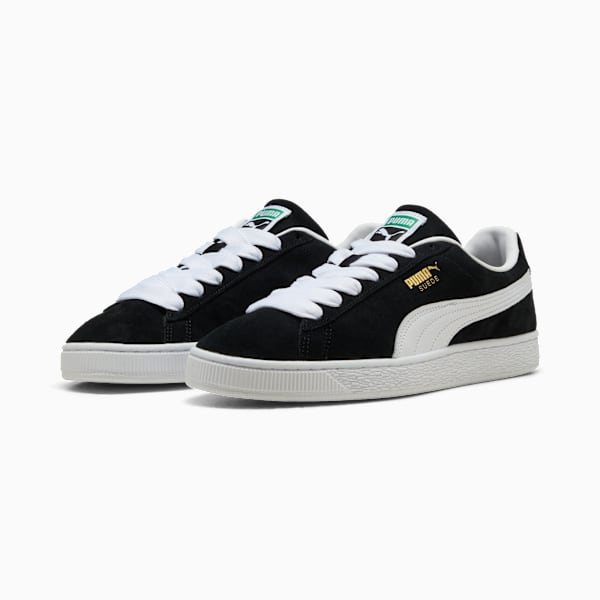 Tênis Suede Classic Feminino, PUMA Black-PUMA White, large-BRA