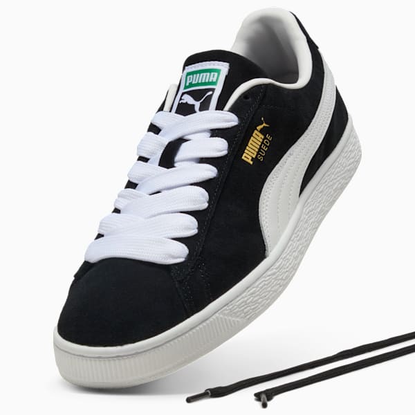 Tênis Suede Classic Feminino, PUMA Black-PUMA White, large-BRA