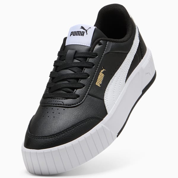 Zapatillas Carina Mia para mujer, PUMA Black-PUMA White, large-ARG